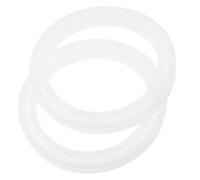 TEHAUX 4 Pièces Anneau Diffuseur D'arôme pour Ampoule, Silicone Blanc, 90 | Diffusion Régulière, Large Bordure, S'adapte à Diverses Formes, Usage Chambre et Maison