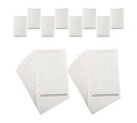 TEHAUX 450 Feuilles Recharge de Papier A7 à 6 Anneaux pour Plan Financier | Feuilles Lignées Blanches en Papier, Suivi Revenus et Dépenses, , Format Portable
