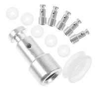 TEHAUX 6 Ensembles Valve à Flotteur et Joint Étanchéité pour Autocuiseur Électrique Rechange Acier Inoxydable et Silicone pour Sécurité et Étanchéité