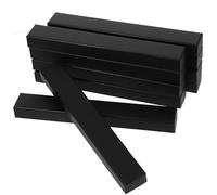 TEHAUX Boîte de Rangement Décorative en Papier Noir 10pcs Couvercle, Design Élégant et Polyvalent pour Stylo à Bille et Éventail, Maison Bureau