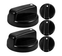 TEHAUX Boutons De Remplacement Pour Cuisinière à Gaz En Plastique Robustes 5 Pièces Compatibles La Cuisine Domestique Et Professionnelle Contrôle Précis
