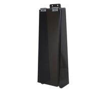 TEHAUX Cache Serrure Noir en Plastique pour Serrure à Lecture D'empreintes et Clavier, Protection Imperméable sur Mesure pour Porte Extérieure