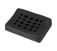TEHAUX Coussin Cervical en Silicone Noir pour Lavabo de Salon, Oreiller de Bain Confortable et Antidérapant, Nettoyage Facile et Séchage Rapide pour Shampoing en Spa et Salon
