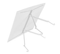 TEHAUX Déflecteur de Ventilation Réglable pour Climatiseurs Centraux, Pare-brise Anti-soufflage Direct Carré 35x35 Cm, Plastique Blanc, Bloqueur de Vent pour Bouche D'aération de