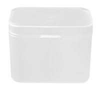 TEHAUX Distributeur D'écouvillons en Plastique Double Grille pour Rangement de Cotons et Utilisation en Bureau ou Salle de Bain