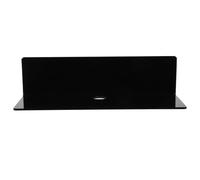 TEHAUX Étagère Flottante en Acrylique, Support de Rangement Mural sans Perçage, Noir, Légère, pour Crèmes et Loisirs Créatifs, Chambre et Salon