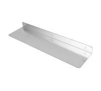 TEHAUX Étagère Flottante Murale en Acier Inoxydable en L Argentée | Design Modulaire, Usage Multi-fonctionnel, Format 20x7, 9 Pouces, Style Moderne Minimaliste