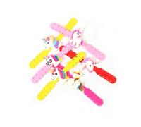 TEHAUX Extension de Sangle de Masque en Pvc 10 Pièces à Boucle D'oreille Licorne, Ajustable et Facile à Utiliser, Accessoire Créatif pour Protection Couleur Aléatoire Plusieurs styles