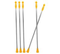 TEHAUX Lance à Pulvérisation Télescopique 5pcs en Acier Inoxydable, Rallonge Ajustable pour Pulvérisateur Jardinier et Jet d'Eau Agricole