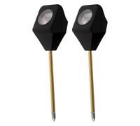 TEHAUX Lot de 2 testeurs humidité Sol, hygromètre Plante pour orchidées et Plantes, détection instantanée de l'humidité, Jardinage intérieur et extérieur, sans Piles