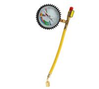 TEHAUX Manomètre de Test de Réfrigération en Laiton Raccord D'essai de Pression, Jauge de Mesure de Pression Clim Facile à Lire pour Fête Estivale Couleur Aléatoire