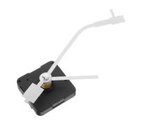 TEHAUX Mécanisme Horloge Silencieux avec Aiguilles Style Disque Vinyle Argentées Kit DIY pour Remplacement et Réparation Horloge Murale
