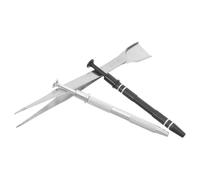 TEHAUX Mini Outil de Bijouterie à Quatre Griffes, Pince de Précision | Acier Inoxydable, Manche Moleté Antidérapant, pour Perles et Petites Pièces, Rangement Portable, Usage Précis