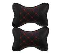 TEHAUX Oreiller Appuie-tête Voiture 2pcs en PU et Coton PP Doux Confortable pour Cou et Tête Usage Bureau et Maison Toutes Saisons