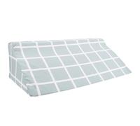 TEHAUX Oreiller Triangulaire de Positionnement R en Mousse Haute Densité, Coussin de Soutien Latéral 50x25x15 Cm Vert, Cale pour Patient Alité, Utilisé en Milieu Hospitalier Adultes