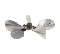 TEHAUX Pale de Souffleur Électrique en Fer 220v, Alésage 6mm, Silencieuse | Chaudière et Atelier, Roue Équilibrée, Circulation D’air Renforcée, Compatible Petit Ventilateur Centrifuge