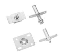 TEHAUX Pivot Dissimulé à Ressort Rotatif 360° pour Cloison, Acier | Position Verrouillable, Angle Réglable, Support Robuste, Fonctionnement Silencieux, Usage Maison et Bureau