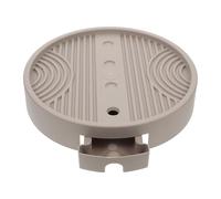 TEHAUX Plateau Rond à roulettes pour Pot de Fleur, Base Mobile PP | Récupérateur D’eau Intégré, Roues Cachées Amovibles, pour Intérieur Salon et Décoration Maison