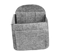 TEHAUX Pochette de Rangement en Feutre Grosse Capacité, Fermeture Éclair, Compartiment Moyen et Petite Poche, Trousse de Rangement Pratique pour Voyage