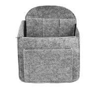 TEHAUX Pochette de Rangement Multi-Usage en Feutre Grosse Capacité Compartiment Moyen et Petite Poche Isolante pour Paquet de Voyage et Maquillage