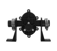 TEHAUX Pompe à eau domestique auto-amorçante en plastique noir pour perceuse manuelle, compacte et puissante, adaptée transfert d'eau et à l'irrigation