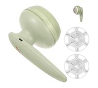 TEHAUX Rasoir Anti-peluches Rechargeable, Éliminateur de Peluches, USB 400 Ma, Plastique et Métal, Vert Clair, pour Manteaux D’hiver et Canapé, Voyage et Maison