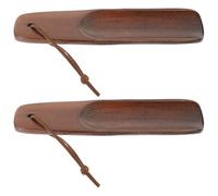 TEHAUX Set de 2 Chausse-pieds en Bois Lanière, Pratiques et Élégants pour Réduire Douleurs Dorsales, Fête des Pères 2026 pour Personnes Âgées Couleur Aléatoire