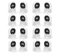 TEHAUX Support de Lampe T8 en PC Résistant la Chaleur, Douille pour Tube Fluorescent, Usage Polyvalent pour Rénovation D'éclairage en Atelier ou Placard, Lot de 20 Pièces