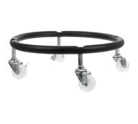 TEHAUX Support Mobile avec Roues Pivotantes et Frein en Acier Inoxydable Base Robuste pour Bouteille de Propane pour Bonbonne de Gaz Domestique en Diverses Situations