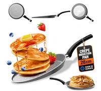 TEHORNEO Crepiere, Poele a Crepe 28 cm Antiadhésif, Crepiere Induction, Poele a Crepe Induction, Crêpière, Poêle à Crêpes, 28 cm