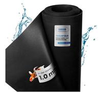 TeichVision Bâche EPDM de qualité supérieure pour bassin - Épaisseur : 1 mm - 12,2 m x 14 m - Film EPDM naturel noir - Particulièrement durable / convient également comme bâche de parterre surélevée