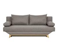 TEIJO Banquette con ible 3 places avec coffre de rangement Tissu Taupe L187 P 91 H 8 Taupe G