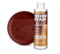 Teinte à Bois 250ml Bois de Rose à Base d’Eau, Lasure et Peinture pour Meubles Intérieurs Extérieurs, Portes Placards Étagères, Wood Stain Mat, Faible Odeur, Non Toxique, Facile à Appliquer