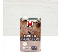Teinte et protection V33, 0.5 l, blanc mat G