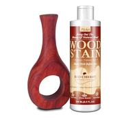 Teinture à bois - Bois de Cerisier | 250ml Vernis à base d'eau pour meubles, portes, fenêtres, lambris et armoires en bois, intérieur et extérieur | Teinture non toxique et durable