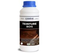 Teinture Bois - Codeve Bois/Chêne clair - 1L - Intérieur/extérieur - Pour Teinter Tous Vos Bois Résineux, Feuillu, Européen Ou Exotique.