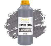 Teinture Bois - Creative Deco - Gris Intense - 1L - Séchage Rapide - Non Toxique