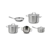Teka 49004841 Lot de 5 casseroles en acier inoxydable, acier inoxydable, sans revêtement, Acier inoxydable, Acier inoxydable, Acier inoxydable, Acier inoxydable, Acier inoxydable, Acier inoxydable