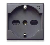 Tekla S44 gris 2P+E 10/16A 250V 2 modules Ave 445090/15TS two-pin schuko socket