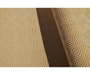 Teknigomme sous Nappe P.V.C Crème- EP. 2,2 mm- Largeur 140 cm (Rectangle 1,40 m x 1,00 m)