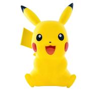 Teknofun Lampe veilleuse Pikachu assis 40 cm – LED sans fil, télécommande, jaune