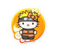 Teknofun Lampe murale Hello Kitty Naruto - 30 cm
