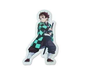 TEKNOFUN - Licence Demon Slayer - Neon Mural LED TANJIRO 40 CM - Décoration Lumineuse - USB-C (câble Inclus) - Livré avec 2 Supports - Blanc, Marron, Vert, Noir - pour Enfants - 811750