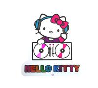 TEKNOFUN - Licence Hello Kitty - Neon Mural LED Hello Kitty 27 CM - Décoration Lumineuse - Adaptateur Secteur - Rose, Violet, Blanc - pour Enfants et Adultes - 811413