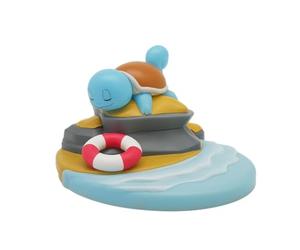 Teknofun - Licence Officiel Pokemon - Pokemon scène Lumineuse Carapuce Figurine Lumineuse - USB-C - 811418, Bleu-Blanc-Marron-Beige