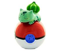 Teknofun - Licence officiel Pokemon - Radio Réveil Lumineux Bulbizarre, unique