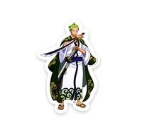 Teknofun - Licence One Piece - Neon Mural LED Zoro 40 cm - Décoration lumineuse - câble USB (inclus) - Livré avec 2 supports -Pour Enfants et Adultes - À partir de 14 ans - 811632