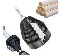 Teksome Outil De Chanfreinage À Air,Outil Manuel De Chanfreinage Pour Métal - Coupe-Tube PVC 20-63mm Avec Grattoir À Biseau Pour Bois Carrelage Plomberie Revêtements Sol Construction