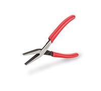 TEKTON Mini pince à bec plat, mâchoire lisse | PMN23001, argent