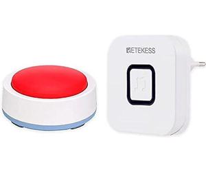Téléavertisseur portable pour soignants / Alarme à bouton d'appel d'urgence / Système d'alarme d'urgence / Aide personnelle en cas d'urgence